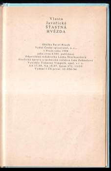 Vlasta Javořická: Šťastná hvězda