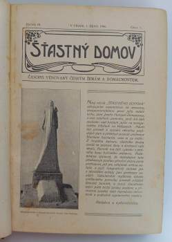 Šťastný domov - časopis věnovaný českým ženám a domácnostem - ročník III.