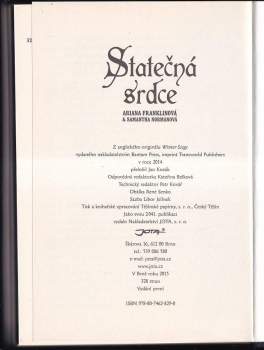 Ariana Franklin: Statečná srdce