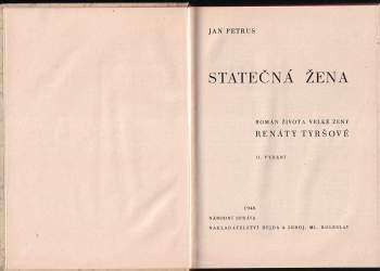 Jan Petrus: Statečná žena