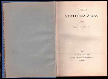 Jan Petrus: Statečná žena