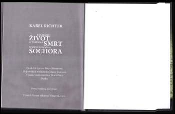 Karel Richter: Statečný život a tajemná smrt podplukovníka Sochora