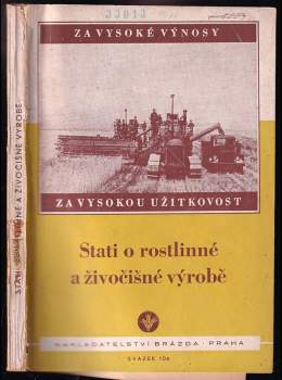 Stati o rostlinné a živočišné výrobě