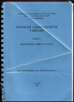 Statické a konstrukční tabulky