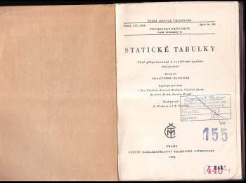 Statické tabulky