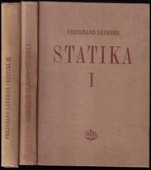 Ferdinand Lederer: Statika