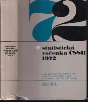 Statistická ročenka Československé socialistické republiky 1972