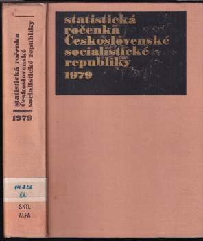 Statistická ročenka Československé socialistické republiky 1979