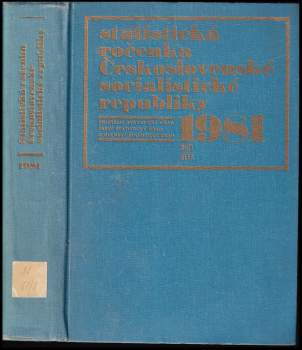 Statistická ročenka Československé socialistické republiky 1981