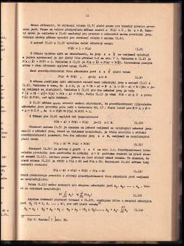 František Egermayer: Statistické metody