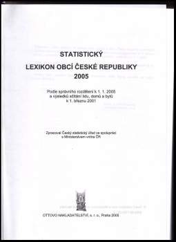 Statistický lexikon obcí České republiky 2005