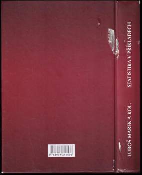Luboš Marek: Statistika v příkladech