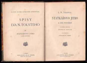 Lev Nikolajevič Tolstoj: Statkářovo jitro a jiné povídky