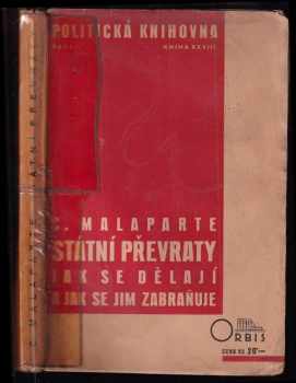 Curzio Malaparte: Státní převraty : jak se dělají a jak se jim zabraňuje