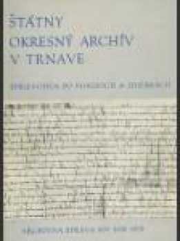 Šátny okresný archív v Trnave