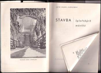Karel Jarolímek: Stavba lyžařských můstků