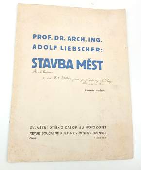 Stavba měst - zvláštní otisk z časopisu Horizont