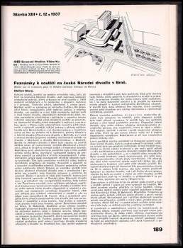 J. E. Koula: Stavba roč. XIII. 1936 - 1937 číslo 1 - 12