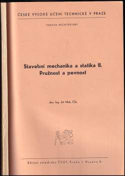 Stavební mechanika a statika