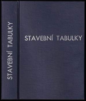 Milan Rochla: Stavební tabulky