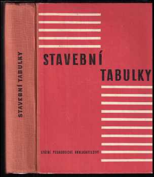 Antonín Růžička: Stavební tabulky pro průmyslové školy