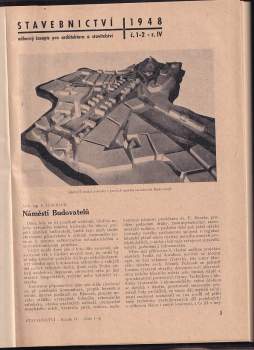 Rudolf Zelinka: Stavebnictví  IV. KOMPLETNÍ ROČNÍK, čísla 1.-12.