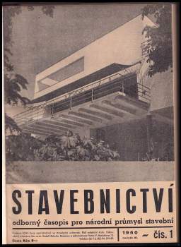Rudolf Zelinka: Stavebnictví  VI. KOMPLETNÍ ROČNÍK, čísla 1.-12.