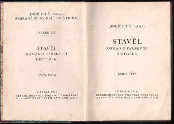 Stavěl : Román z Farských historek. Kniha pátá - Kniha pátá