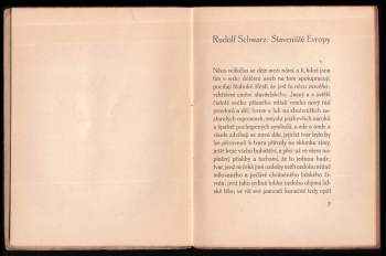 Rudolf Schwarz: Staveniště Evropy
