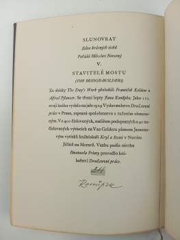 Rudyard Kipling: Stavitelé mostu