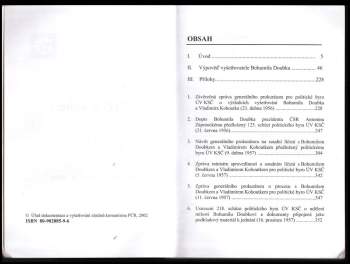 Bohumil Doubek: StB o sobě