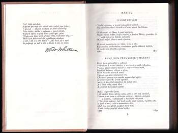 Walt Whitman: Stébla trávy