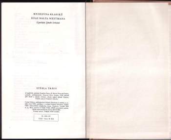 Walt Whitman: Stébla trávy