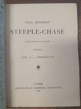 Paul Bourget: Steeple-chase