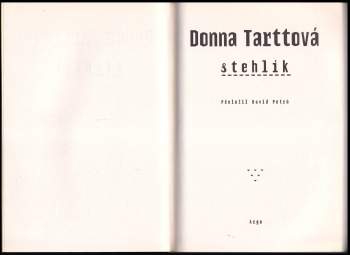 Donna Tartt: Stehlík