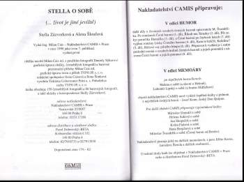 Alena Šloufová: Stella o sobě