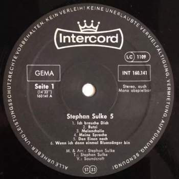 Stephan Sulke: Stephan Sulke 5