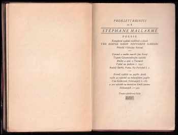 Stéphane Mallarmé: Poesie