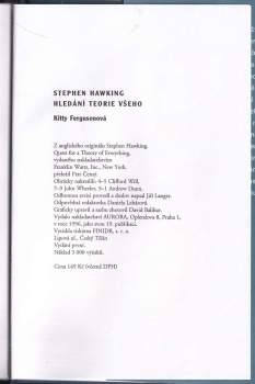 Kitty Ferguson: Stephen Hawking