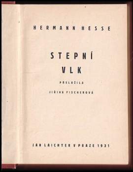 Hermann Hesse: Stepní vlk