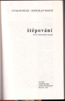 Otakar Bílek: Štěpování