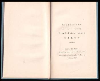 Olga Scheinpflugová: Stesk