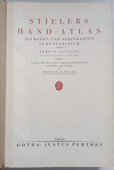 Haack Hermann: Stielers Hand-Atlas