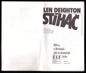 Len Deighton: Stíhač