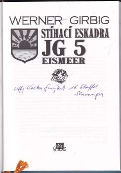Werner Girbig: Stíhací eskadra JG 5 Eismeer