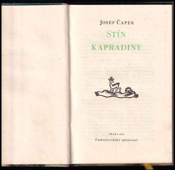 Josef Čapek: Stín kapradiny