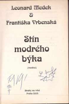 Františka Vrbenská: Stín modrého býka