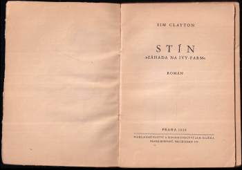 Sim Clayton: Stín