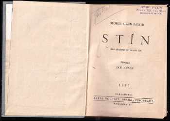 George Owen Baxter: Stín