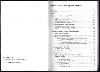 Martin Fassmann: Stínová ekonomika a práce na černo